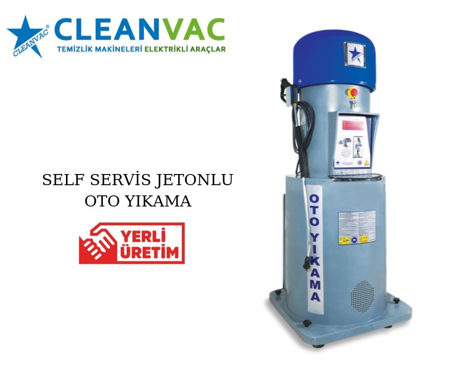 Jetonlu Oto Yıkama Makinası Fiyatları Cleanvac Temizlik Makineleri